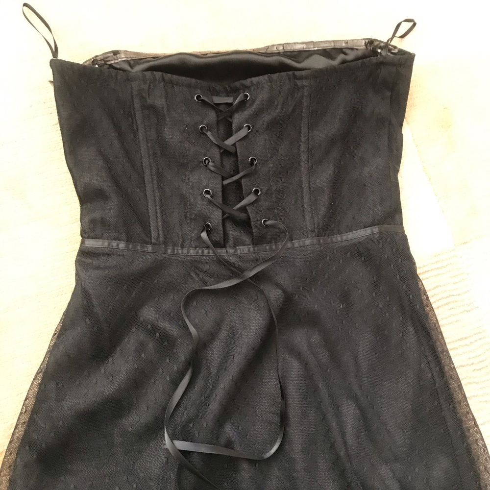 Vintage Guess Jeans Lace Overlay Dress